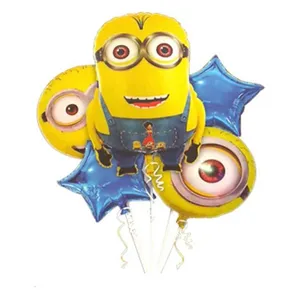 بادکنک فویلی پارتی لند تهران مدل مینیون کد 4088 مجموعه پنج عددی