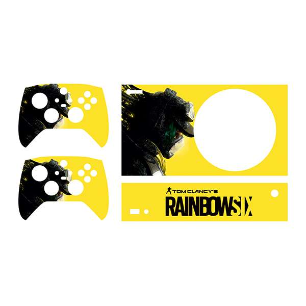 برچسب کنسول بازی Xbox series s توییجین وموییجین مدل Rainbowsix 01 مجموعه 4 عددی