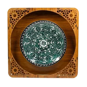 بشقاب میناکاری مدل M20-1