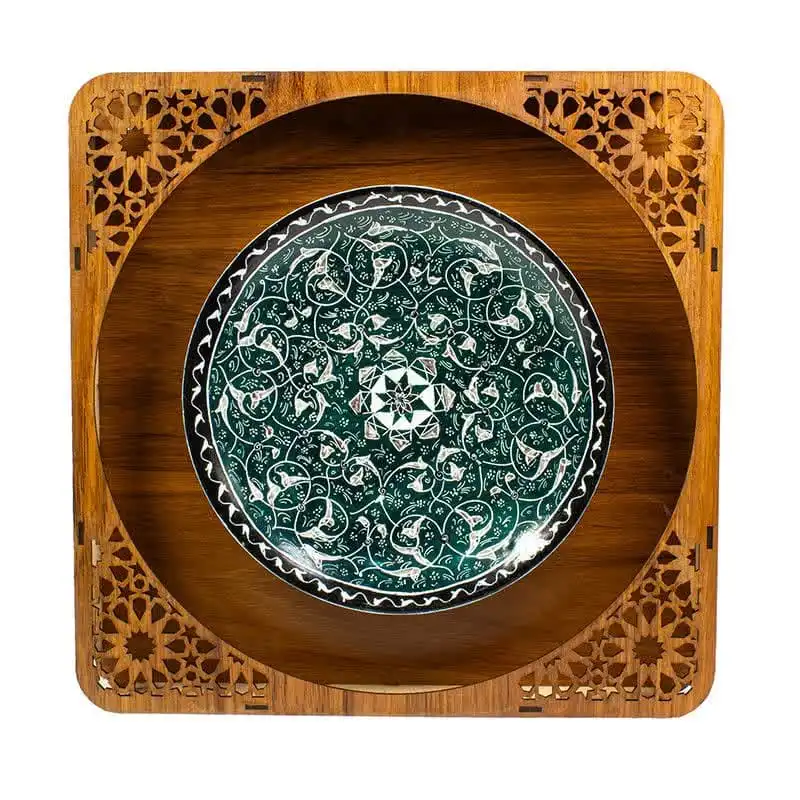 بشقاب میناکاری مدل M20-1
