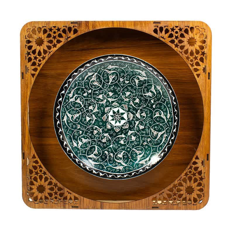 بشقاب میناکاری مدل M20-1