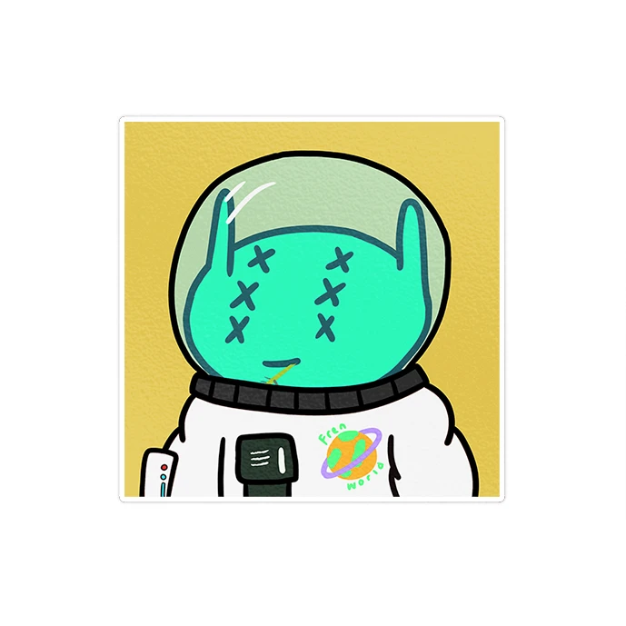 استیکر لپ تاپ ماسا دیزاین طرح alien مدل STKJO