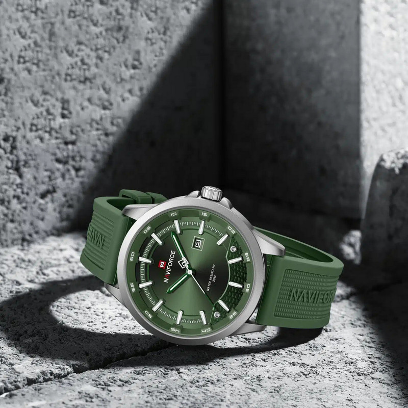 ساعت مچی عقربه‌ای مردانه کوارتز نیوی فورس مدل تقویمدار کد NF9248