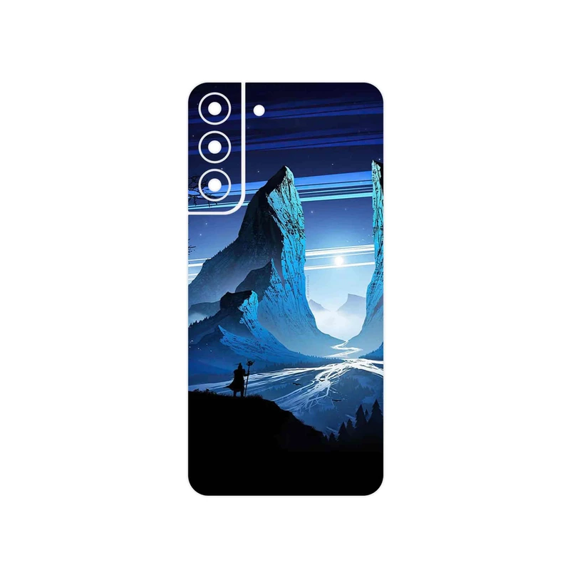 برچسب پوششی ماهوت مدل Blue Mountains Digital Art مناسب برای گوشی موبایل سامسونگ Galaxy S22 Plus 5G
