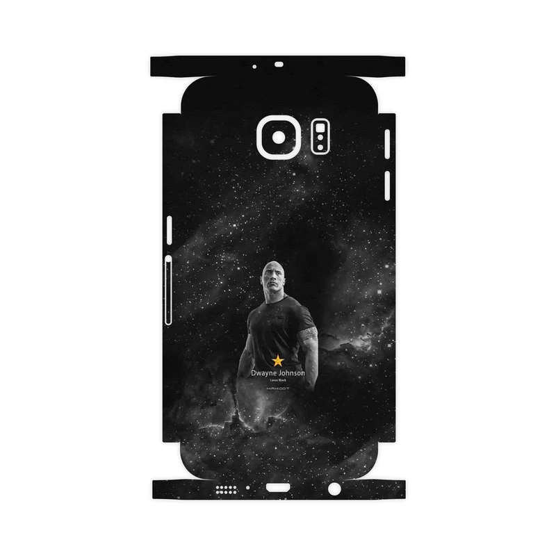 برچسب پوششی ماهوت مدل Dwayne Johnson-FullSkin مناسب برای گوشی موبایل سامسونگ Galaxy S6 Edge