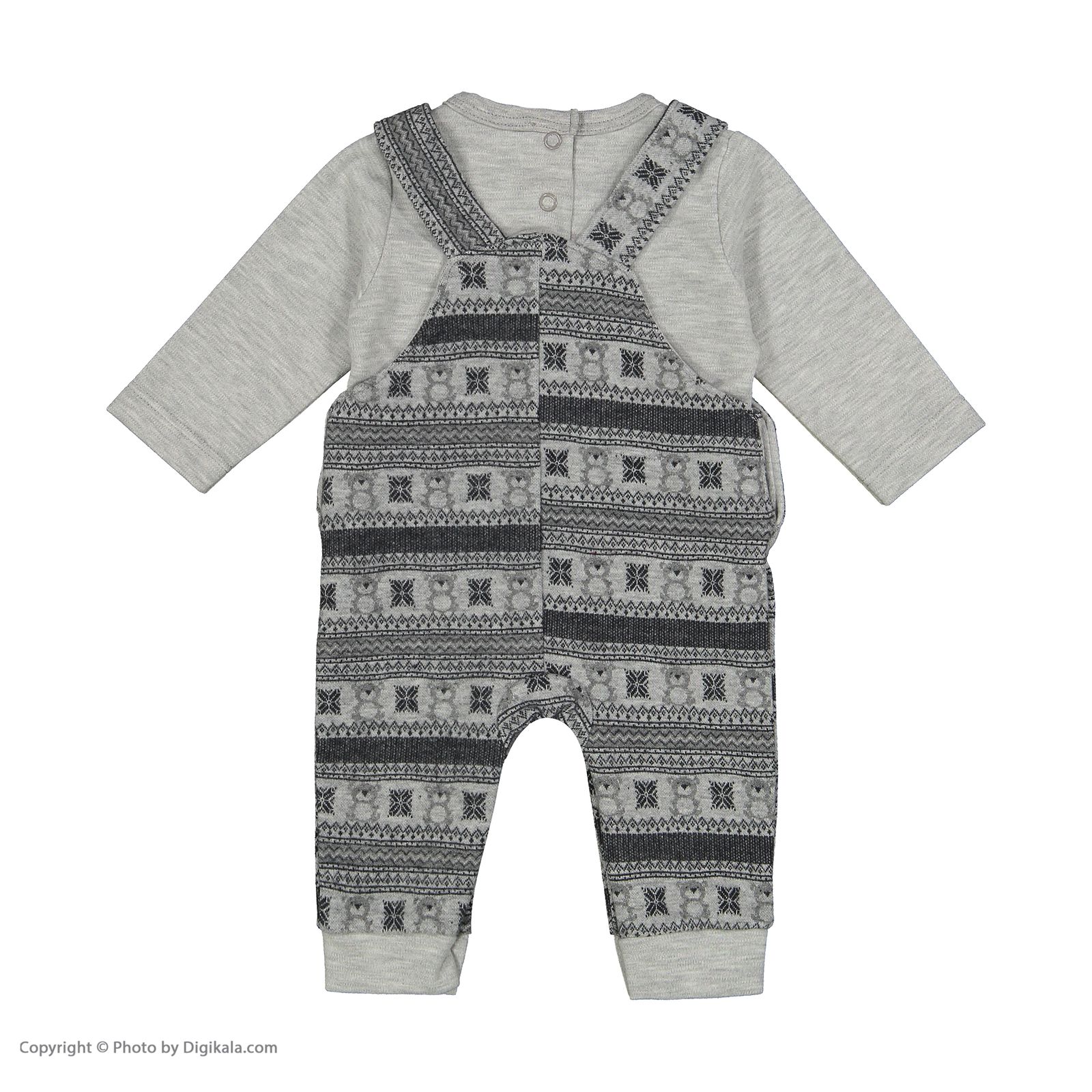 ست تی شرت و سرهمی نوزادی فیورلا کد 20508 -  - 3