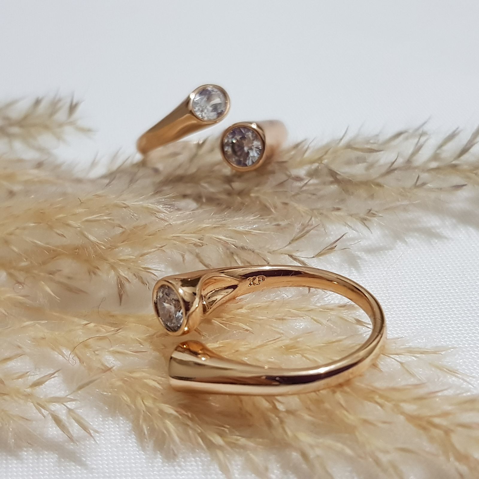 انگشتر زنانه ژوپینگ مدل نگینی 442 -  - 4