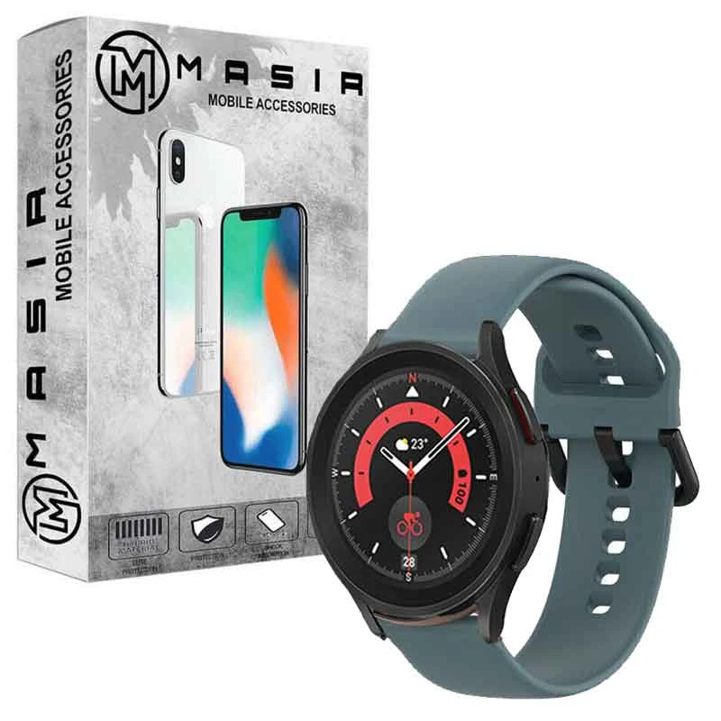 بند مسیر مدل Silic-SGK مناسب برای ساعت هوشمند سامسونگ Galaxy Watch 5 45 mm