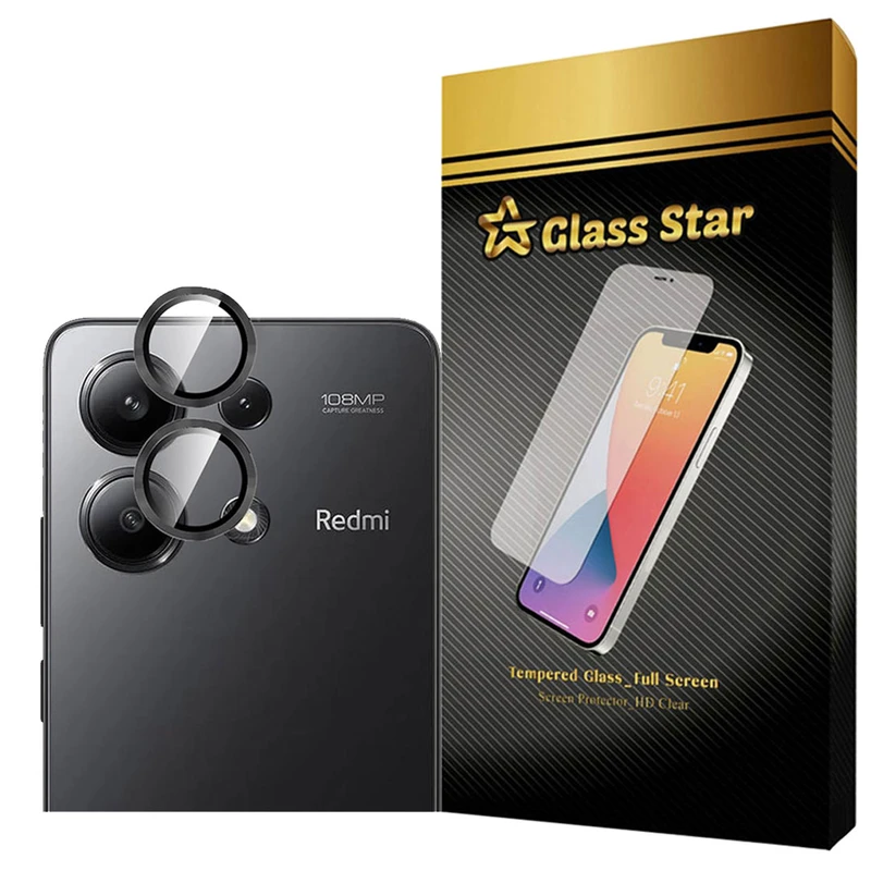 محافظ لنز دوربین گلس استار مدل RINGISLGS مناسب برای گوشی موبایل شیائومی Redmi Note 13 4G