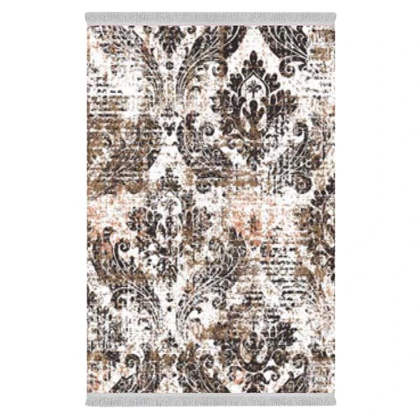 فرش پارچه‌ای دفه مدل فرشینه طرح مدرن کد 8055