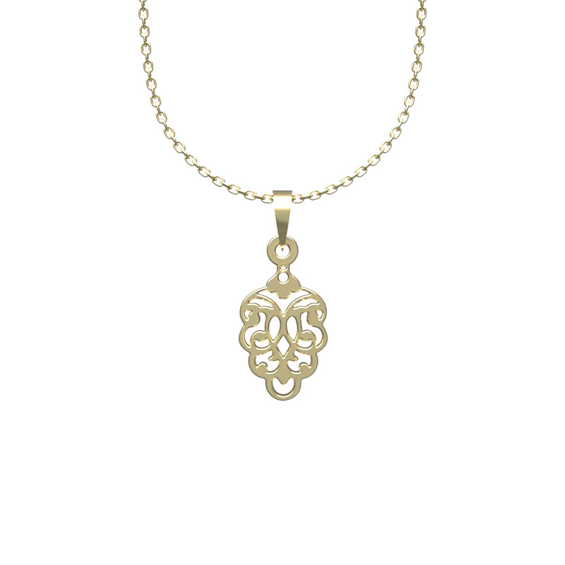 گردنبند طلا 18 عیار زنانه مدوپد مدل هندسی کد FF2-1-1192 گردنبند طلا 18 عیار زنانه مدوپد مدل هندسی کد FF2-1-1192