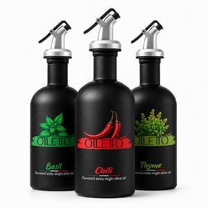 روغن زیتون با طعم آویشن اویلتو - 215 میلی لیتر و روغن زیتون با طعم فلفل قرمز اویلتو - 215 میلی لیتر و روغن زیتون فرابکر با بو و با طعم ریحان اویلتو - 215 میلی لیتر بسته 3 عددی