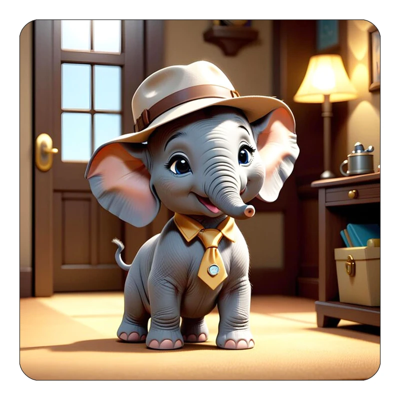 مگنت کاکتی طرح حیوانات کارتونی مدل mp27971