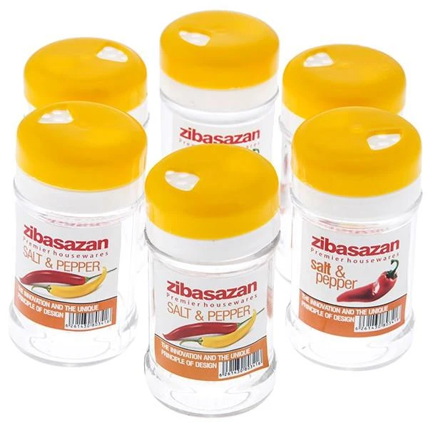 نمک پاش کریستال زیباسازان کد MD485  بسته 6 عددی