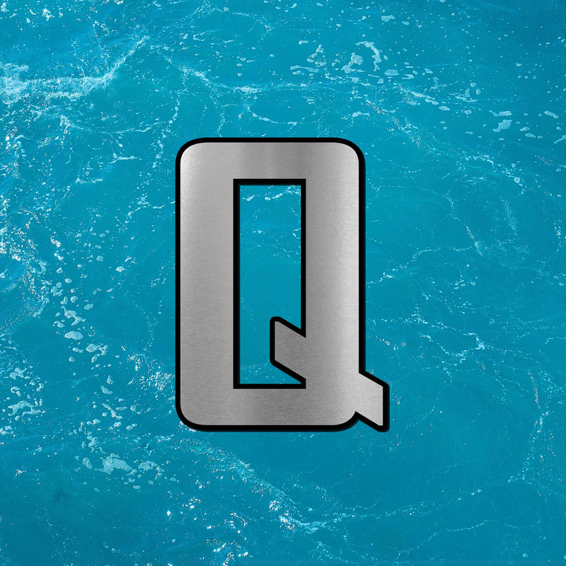 تابلو نشانگر طرح مستطیل مدل  تابلو راهنما  آژنگ  طرح حروف انگلیسی  کدQS-395