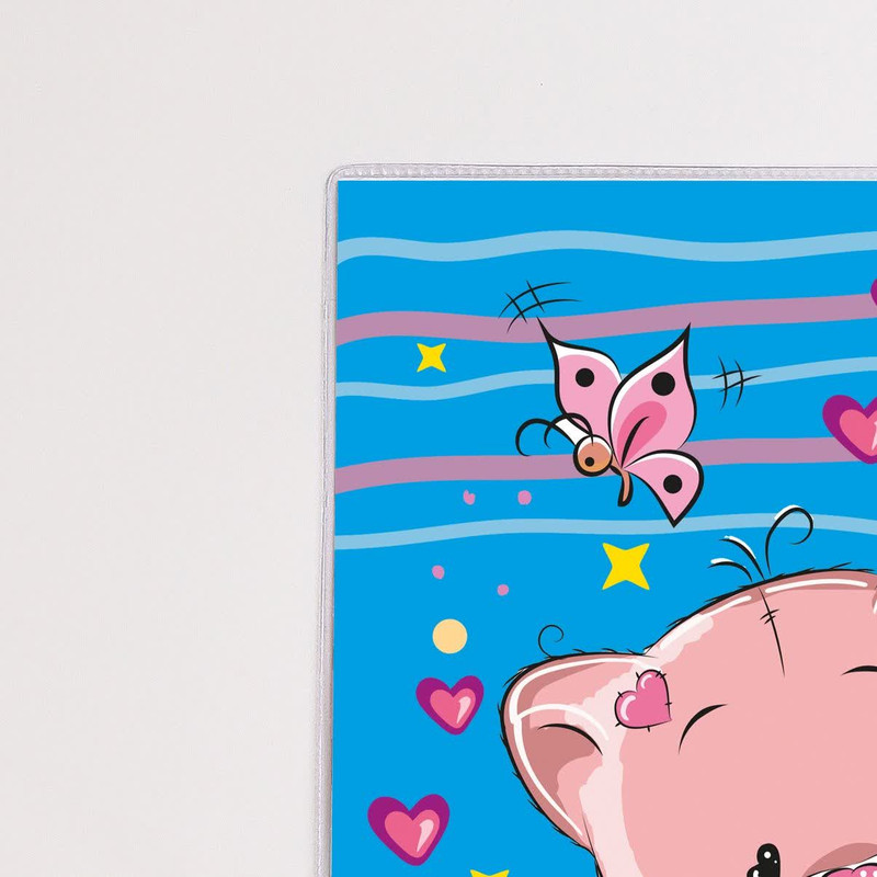 دفتر مشق 50 برگ دایان مدل حاشیه دار کیوت کد 54642 بسته 4 عددی