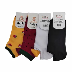 جوراب ساق کوتاه زنانه مدل یلدایی  بسته 4 عددی