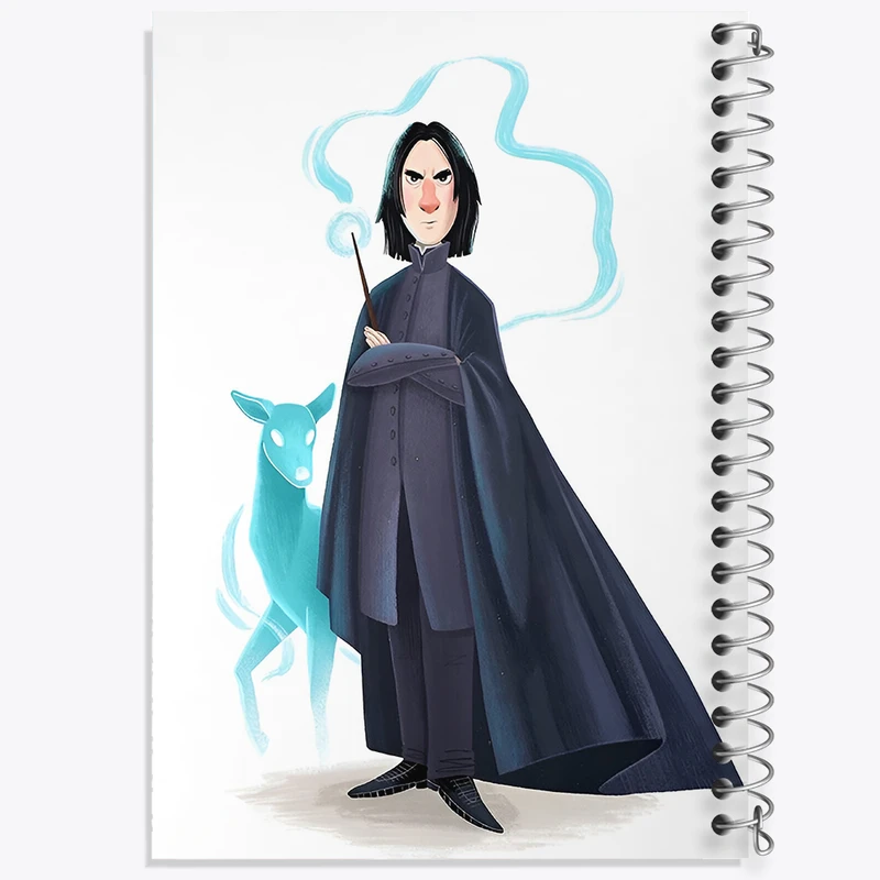 دفتر نقاشی 50 برگ خندالو طرح اسنیپ هری پاتر (Harry Potter) کد N2453