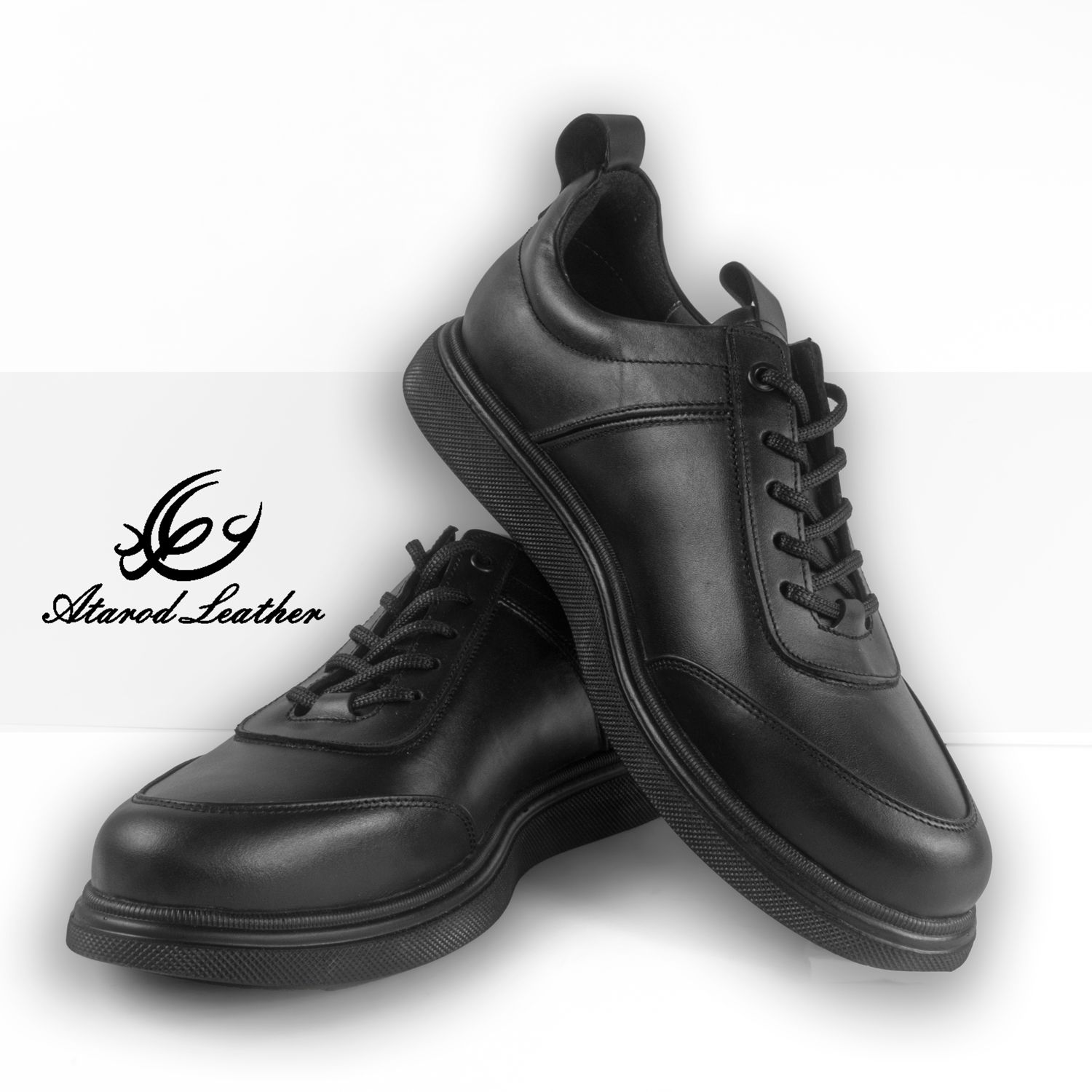کفش روزمره مردانه چرم عطارد مدل چرم طبیعی کد SH36 -  - 7