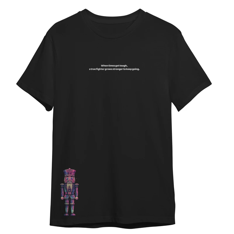 تی شرت آستین کوتاه مردانه مدل انگیزشی کد 0900 رنگ مشکی