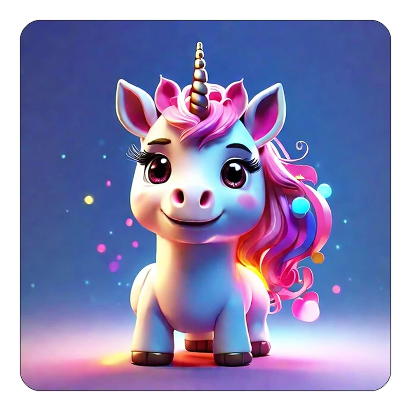 مگنت کاکتی طرح اسب تک شاخ و یونیکورن مدل mp30787