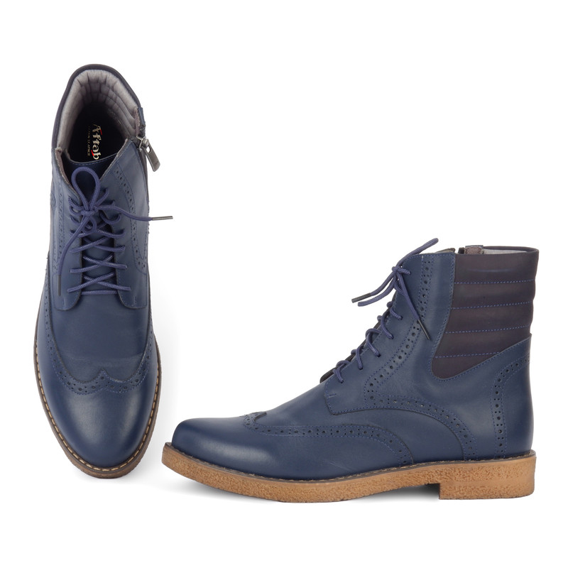 نیم بوت زنانه پاتن چرم آفتاب مدل M36