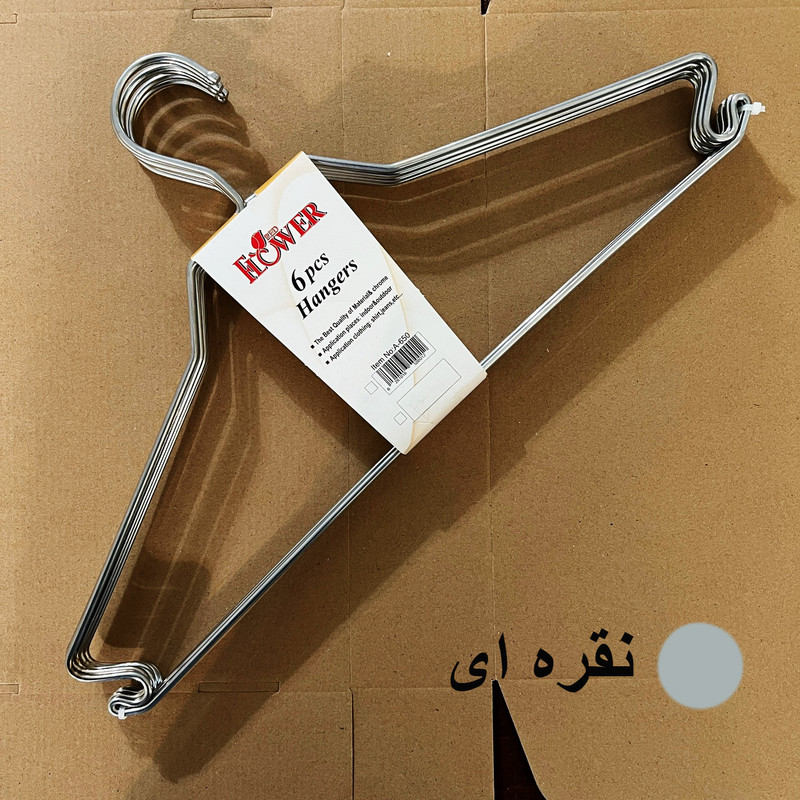 چوب لباسی ردفلاور مدل سناتور کد THICK بسته 6 عددی چوب لباسی ردفلاور مدل سناتور کد THICK بسته 6 عددی
