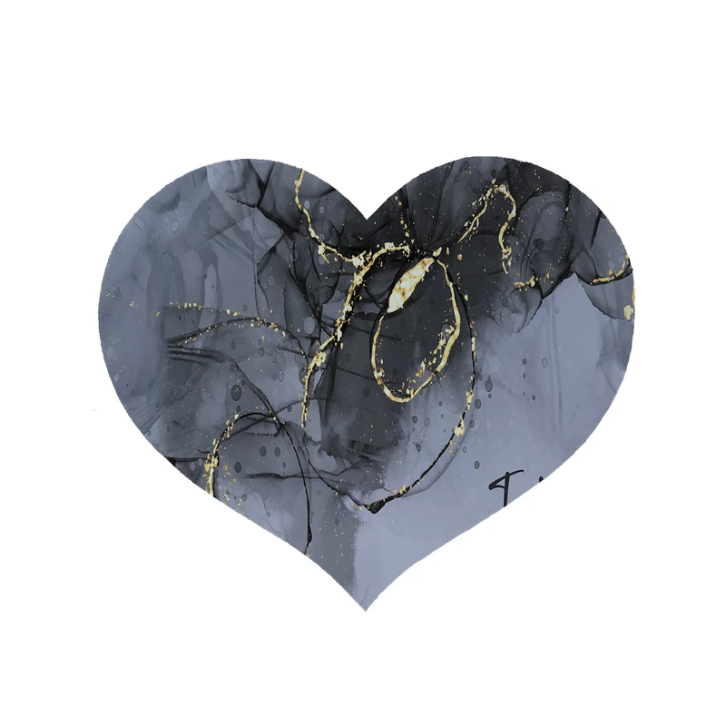 پادری مدل قلب طرح سنگ کد 8478 سایز 90 × 90 سانتی متر