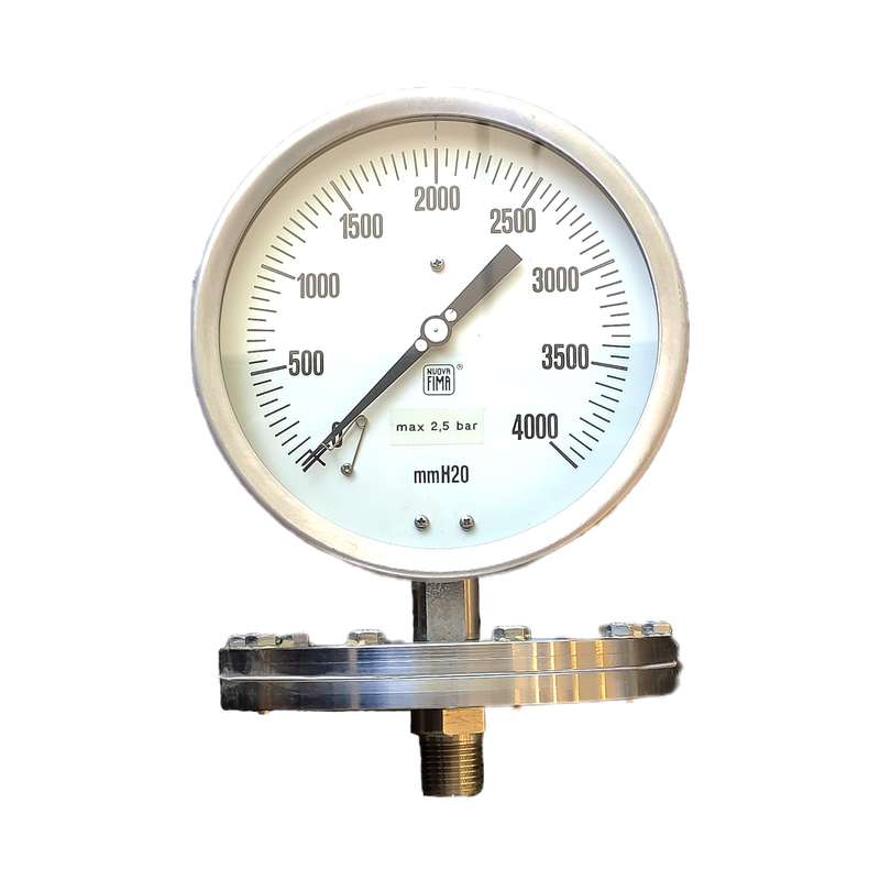 گیج فشار نووا فیما مدل 4000mmH2O-16cm