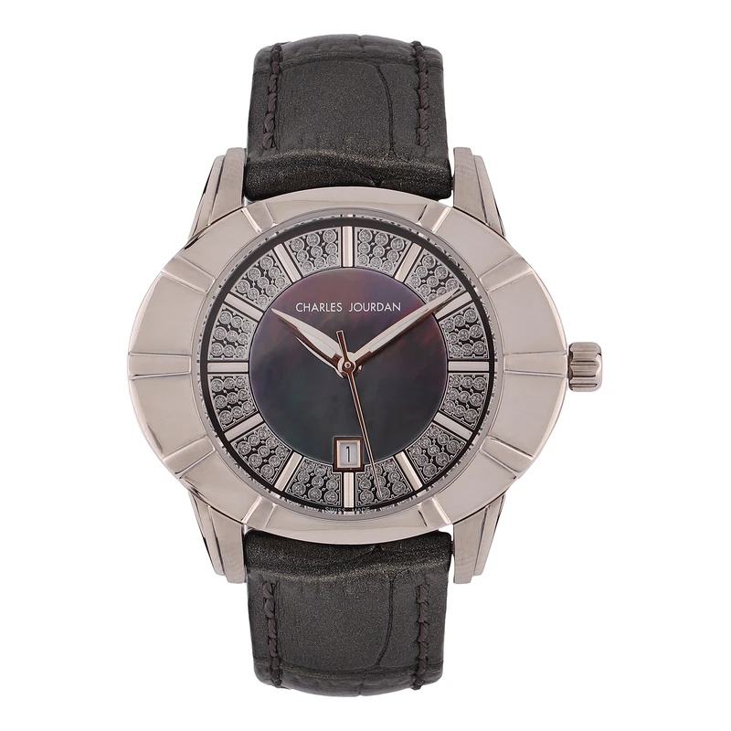 ساعت مچی عقربه‌ای کوارتز زنانه چارلز جردن مدل Moon 184.22