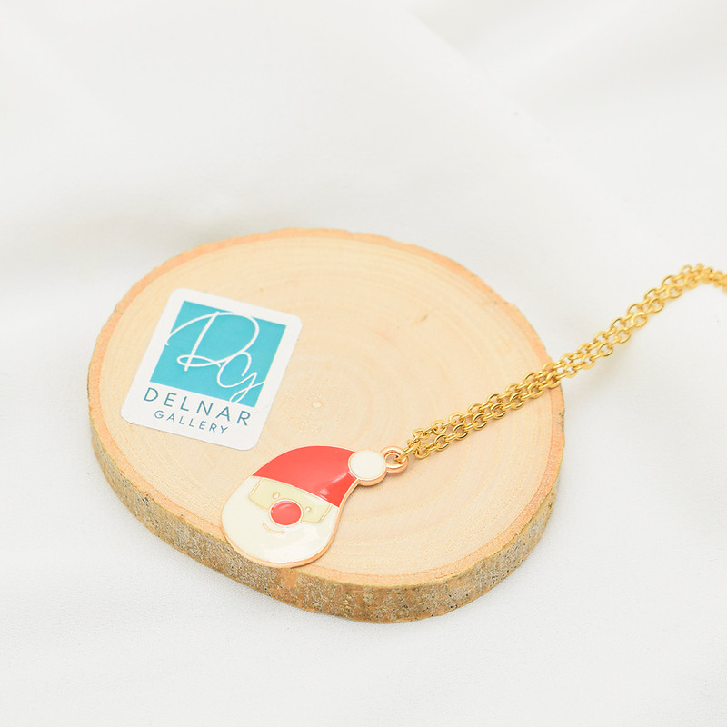 گردنبند دخترانه دلنار گالری مدل بابانوئل