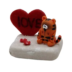 مجسمه مدل ببر طرح عشق کد S1