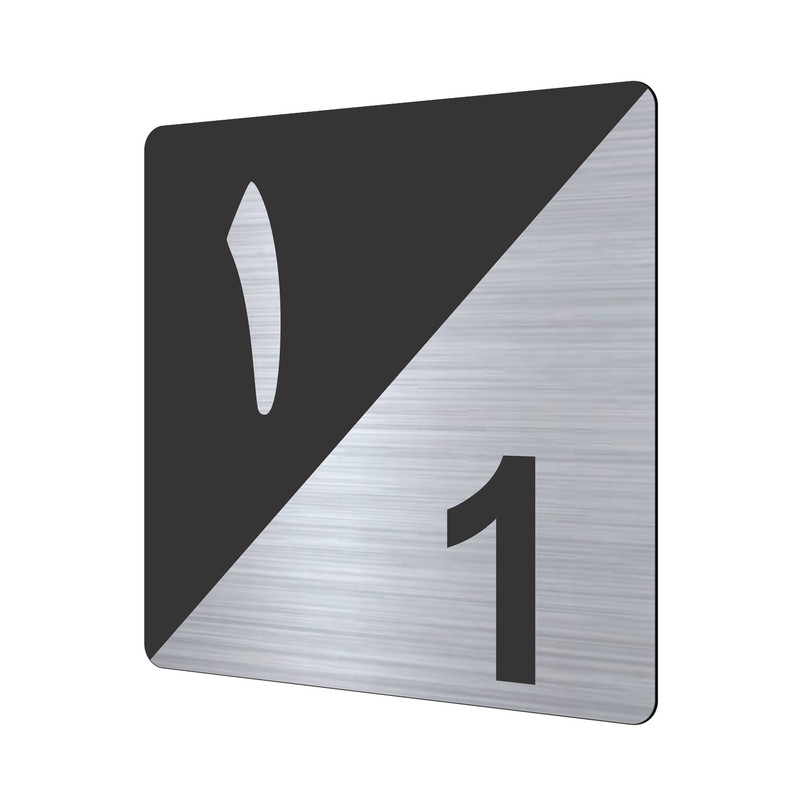 تابلو نشانگر طرح پلاک واحد شماره یک مدل TR-90