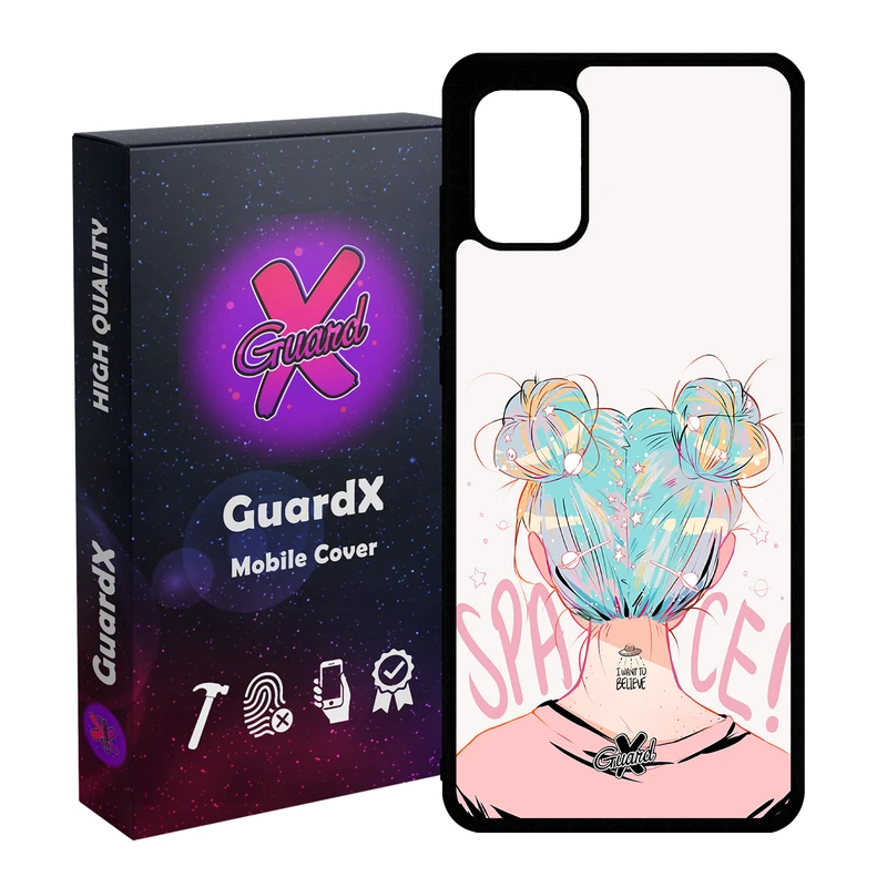 کاور گارد ایکس طرح دختر مدل Glass10198 مناسب برای گوشی موبایل سامسونگ Galaxy A31