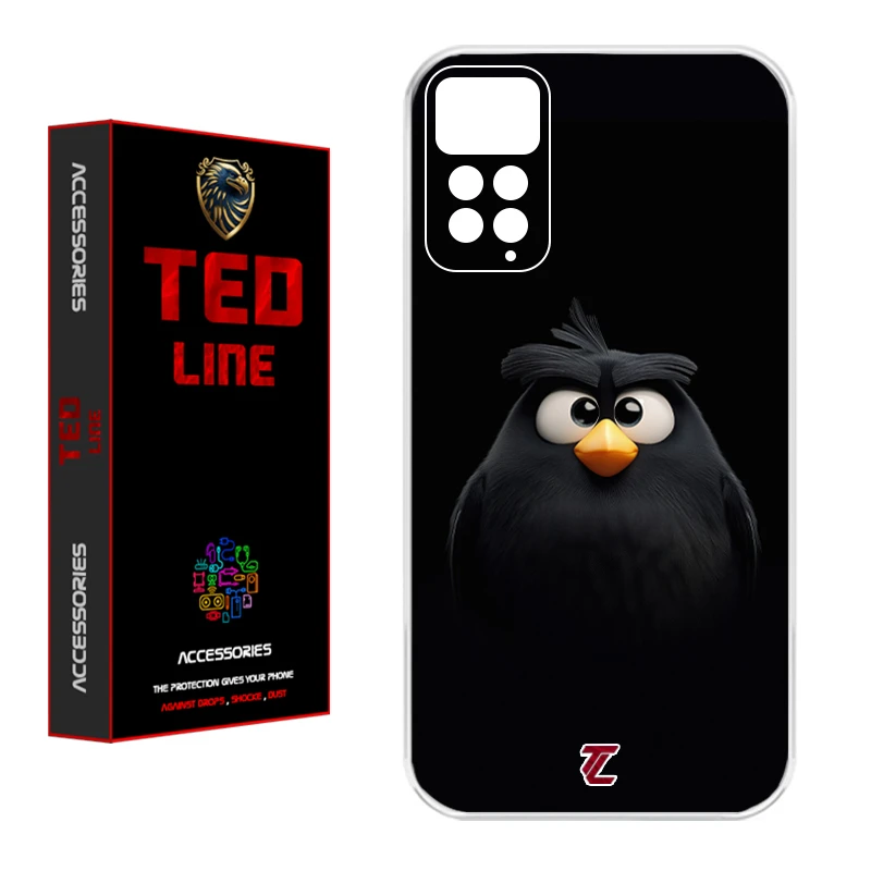 کاور تد لاین طرح پرنده کد 1122 مناسب برای گوشی موبایل شیائومی Redmi Note 11 Pro 4G / Note 12 Pro 4G