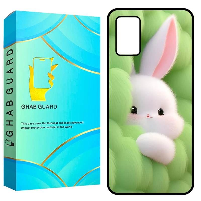 کاور قاب گارد طرح خرگوش مدل GCHPA03S مناسب برای گوشی موبایل سامسونگ Galaxy A02s / M02s / A03s / F02s