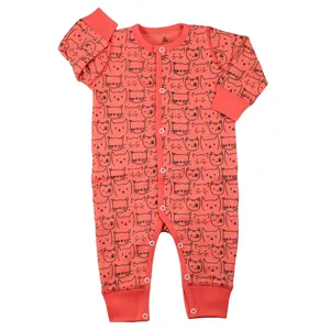 سرهمی نوزادی گپ مدل گربه رنگ گلبهی