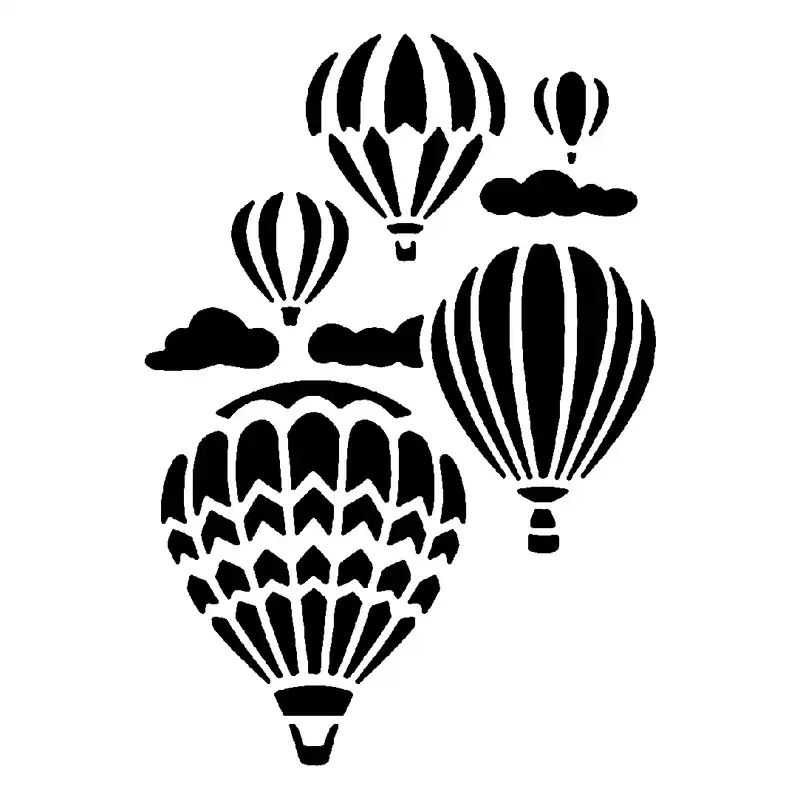 شابلون باتیس آرت طرح بالن کد 50-394