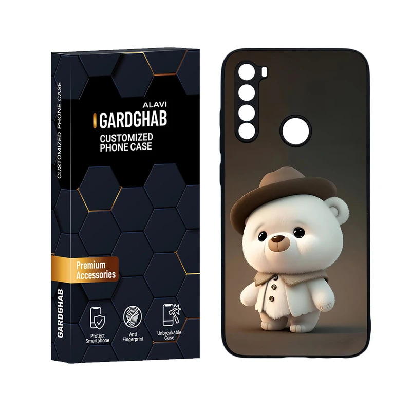 کاور گارد قاب علوی مدل دورژله ای کارتنی و انیمه مناسب برای گوشی موبایل شیائومی Redmi Note 8