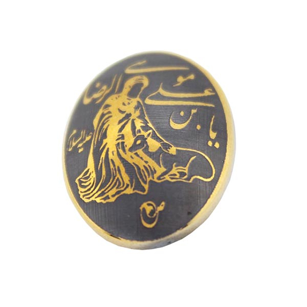 سنگ حدید طرح یا علی بن موسی الرضا کد 559611