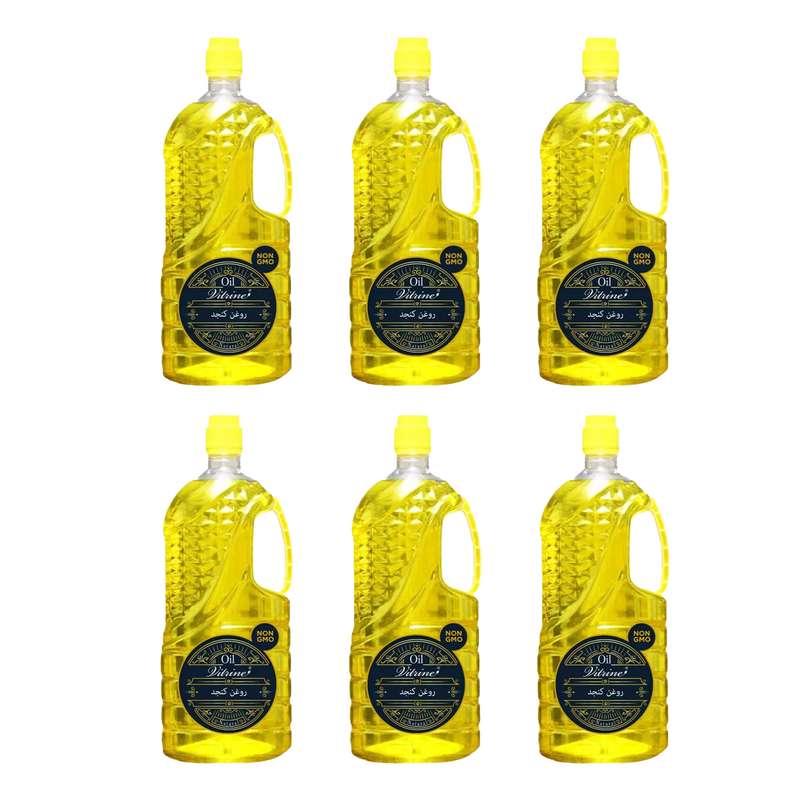روغن کنجد پرس سرد ویترین فود - 6 لیتر بسته‌ 6 عددی