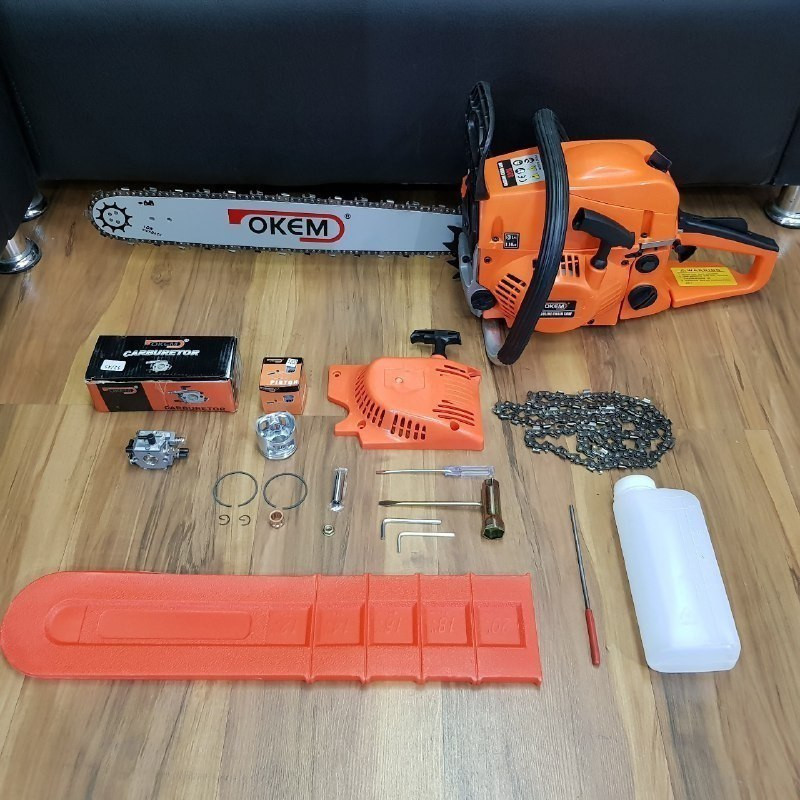 اره زنجیری بنزینی اوکم کامپلیت مدل Com003B اره زنجیری بنزینی اوکم کامپلیت مدل Com003B