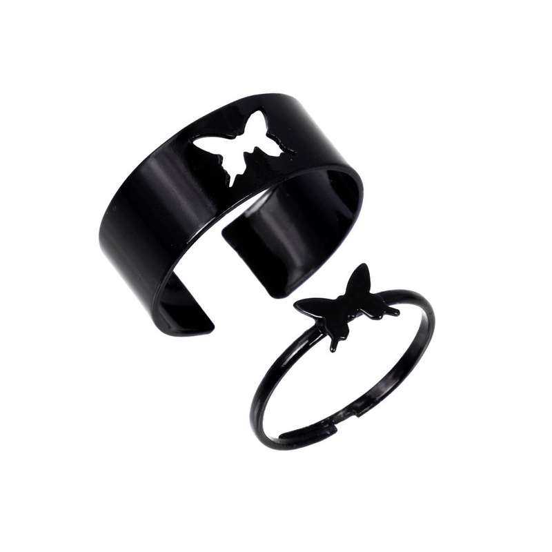 ست انگشتر زنانه و مردانه مدل پروانه ست انگشتر زنانه و مردانه مدل پروانه