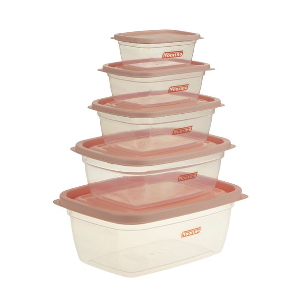 تجریه خرید ظرف نگهدارنده نورینو مدل وانیا مجموعه 5 عددی