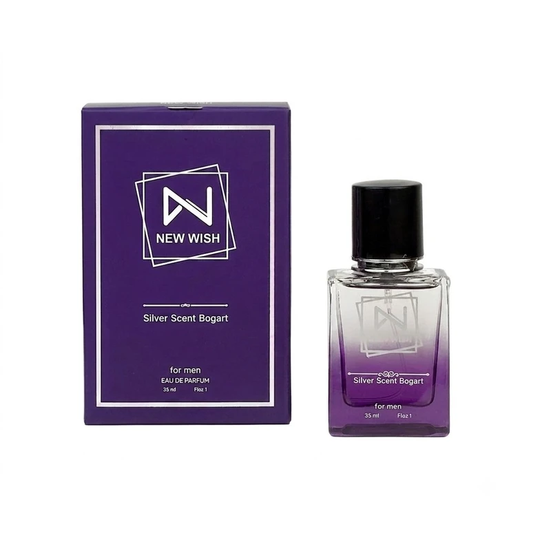 ادکلن مردانه نیوویش مدل Silver Scent Bogart با رایحه خنک چوبی حجم 35 میلی‌لیتر
