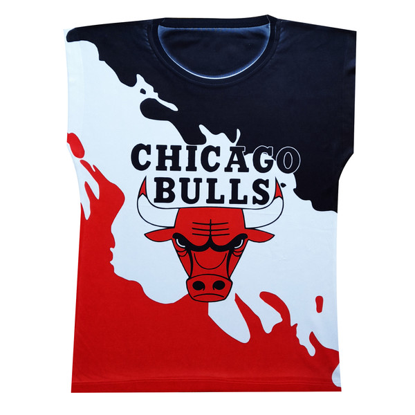  تاپ ورزشی پسرانه طرح CHICAGO BULLS کد CH01