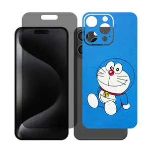 Glass Together model privacy screen protector Suitable for Apple iPhone 16 Pro Max mobile phone with back cover sticker