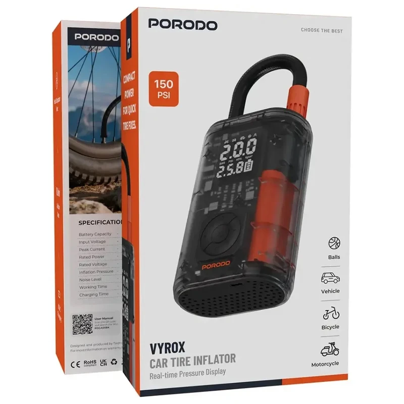 عکس شماره 3 : کمپرسور هوا شارژی 60 وات پرودو مدل pdga05bk