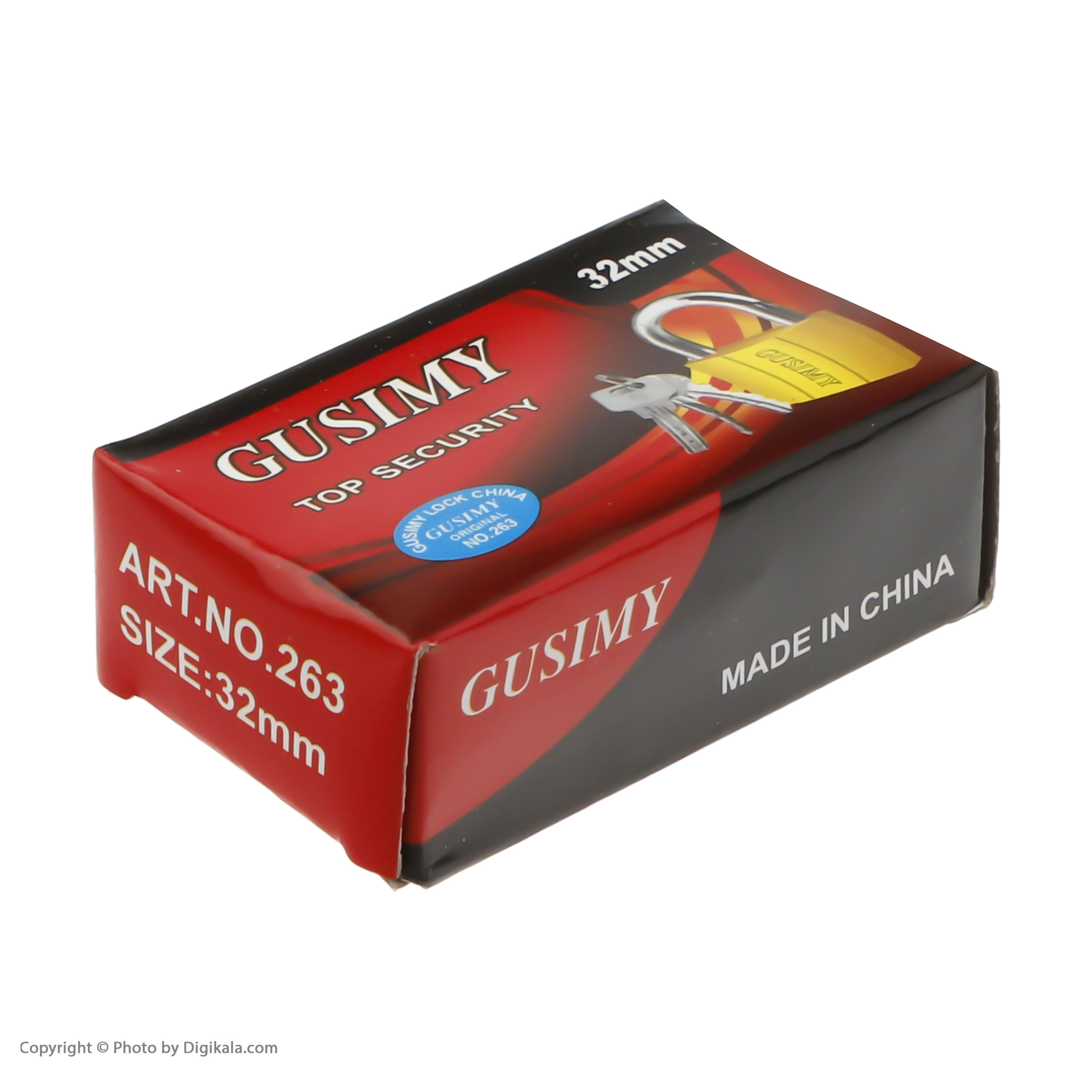 قفل آویز گوسیمی مدل 32mm