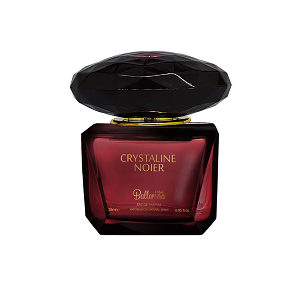 عطر جیبی مردانه بالرینا مدل Crystaline Noier  حجم 25 میلی لیتری